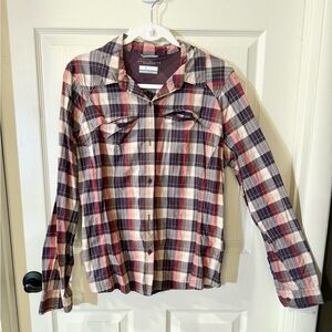 Columbia Multi-Color Plaid Omni Shade Shirt
